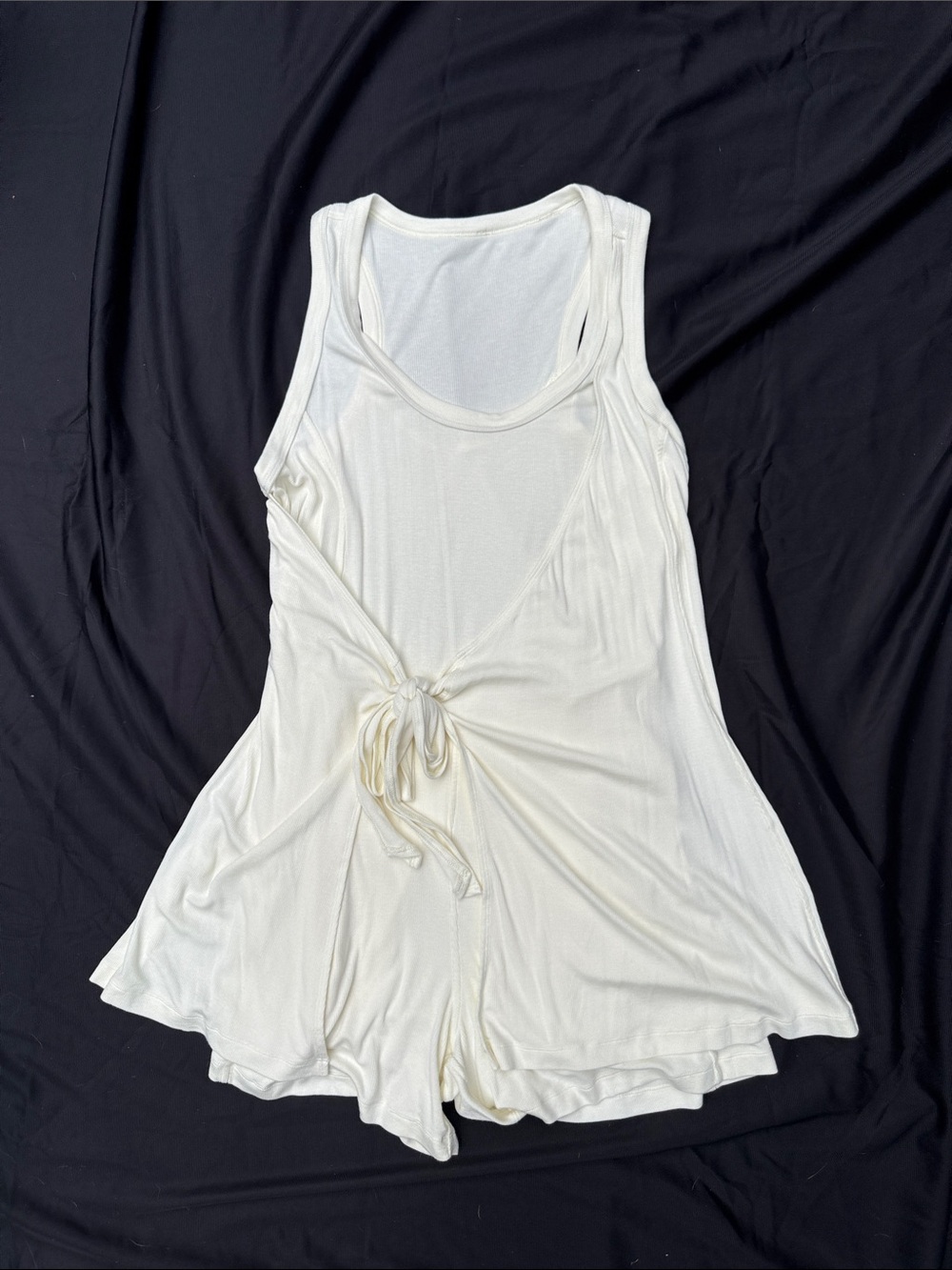 lululemon modal wrap romper | lemon sorbet